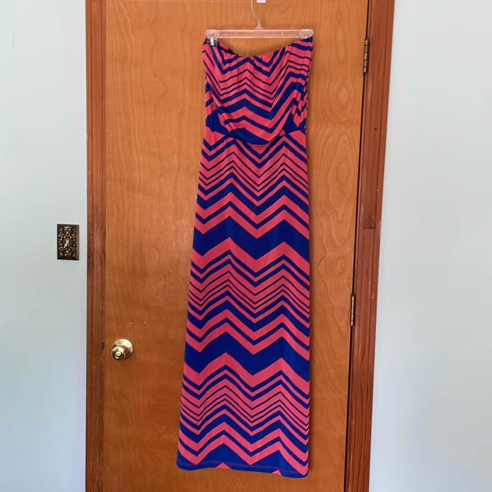 Lucy Love, size medium strapless dress.